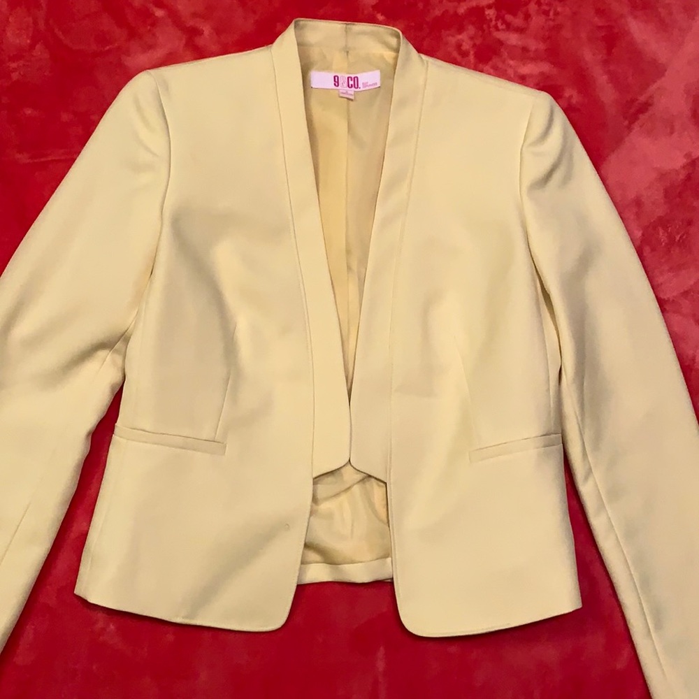 Coat, size 2, 9&CO, yellow